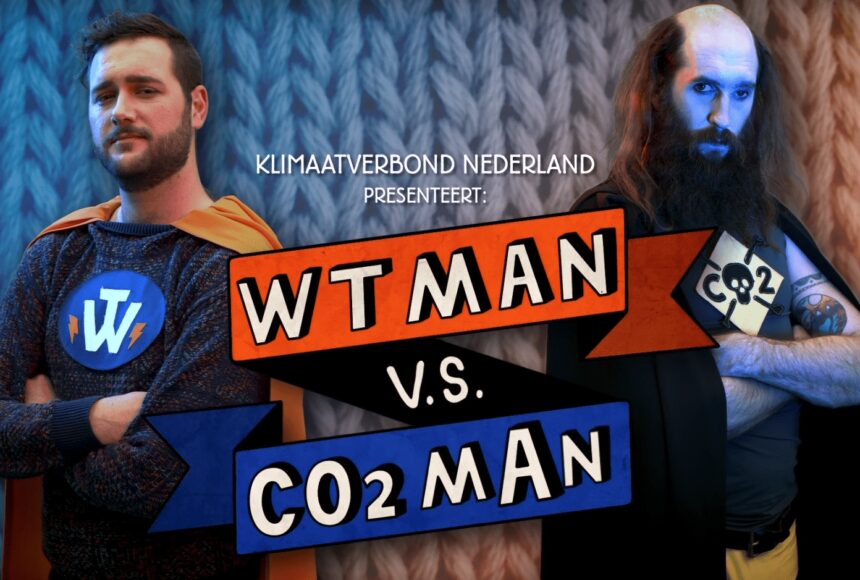 Warmetruienman versus CO<sub>2</sub> Man